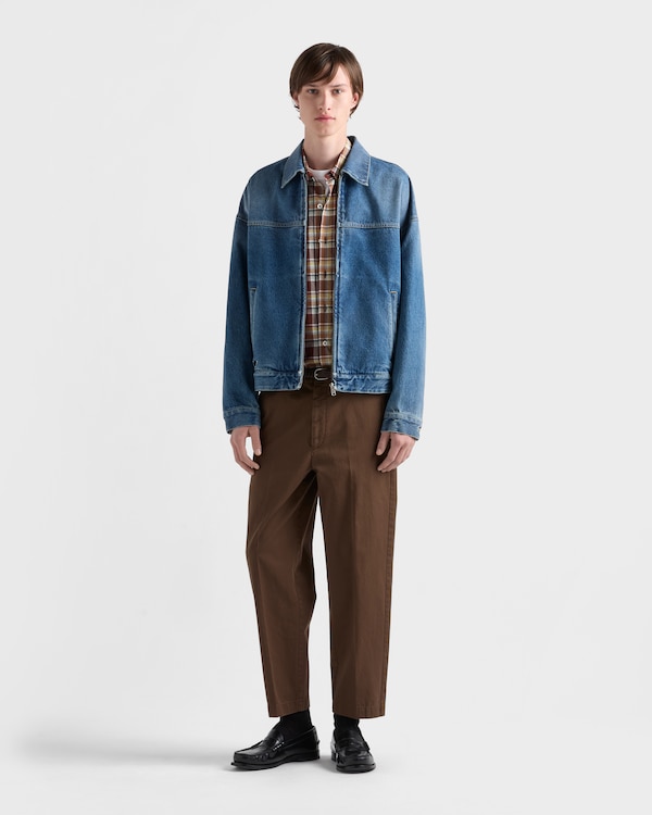 Denim blouson jacket - Navy Denim blouson jacket - Navy