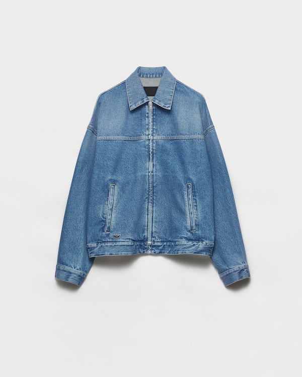 Denim blouson jacket - Navy Denim blouson jacket - Navy