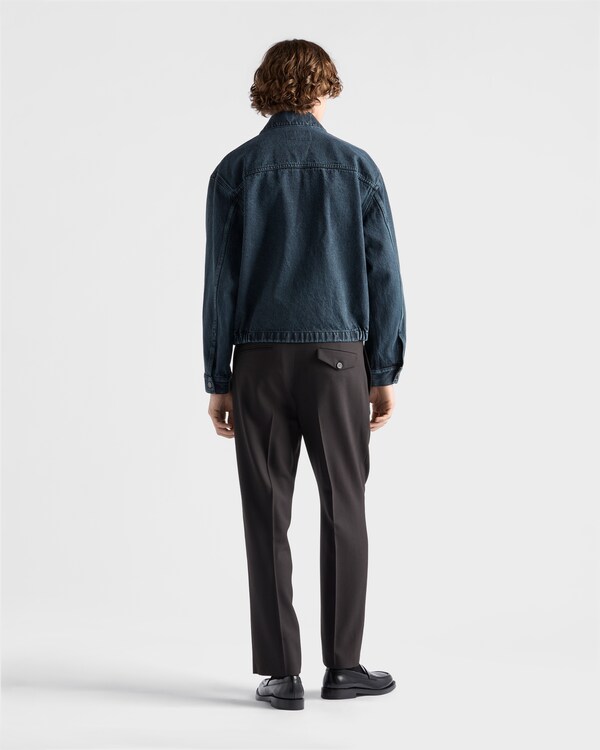 Denim blouson jacket - Obsidian Denim blouson jacket - Obsidian