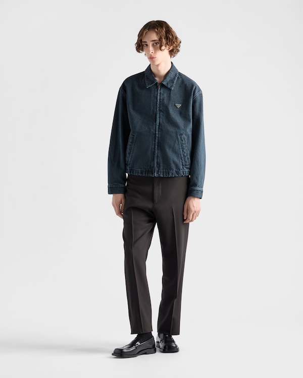 Denim blouson jacket - Obsidian Denim blouson jacket - Obsidian