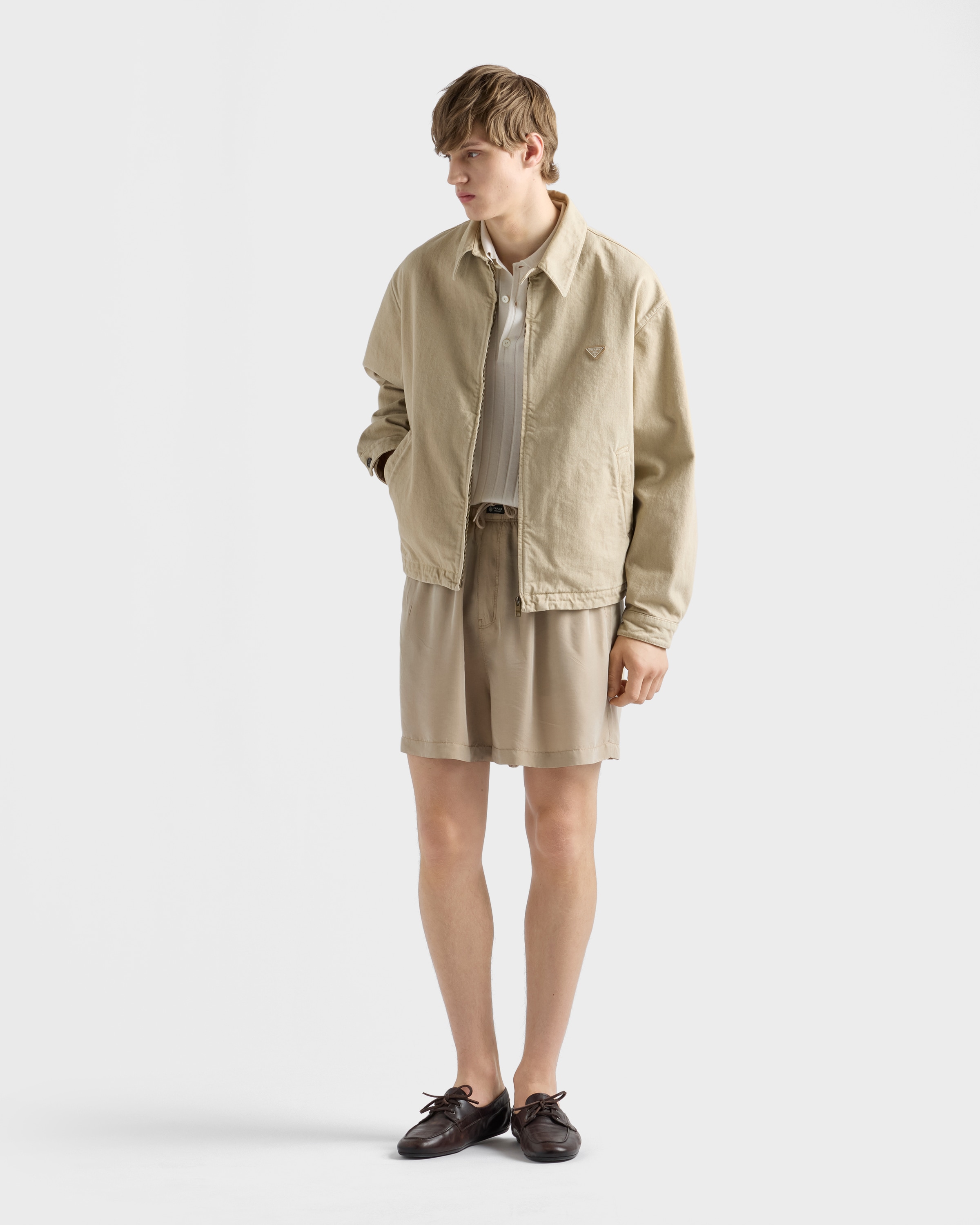 SAND Old denim blouson jacket | PRADA - United States