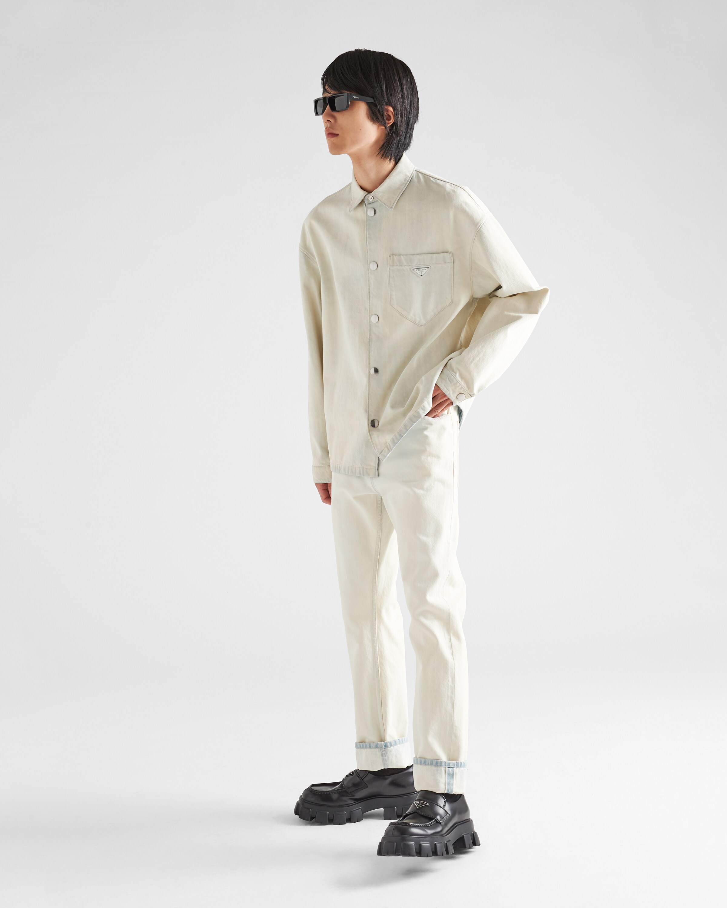 Prada تنورة جينز 2