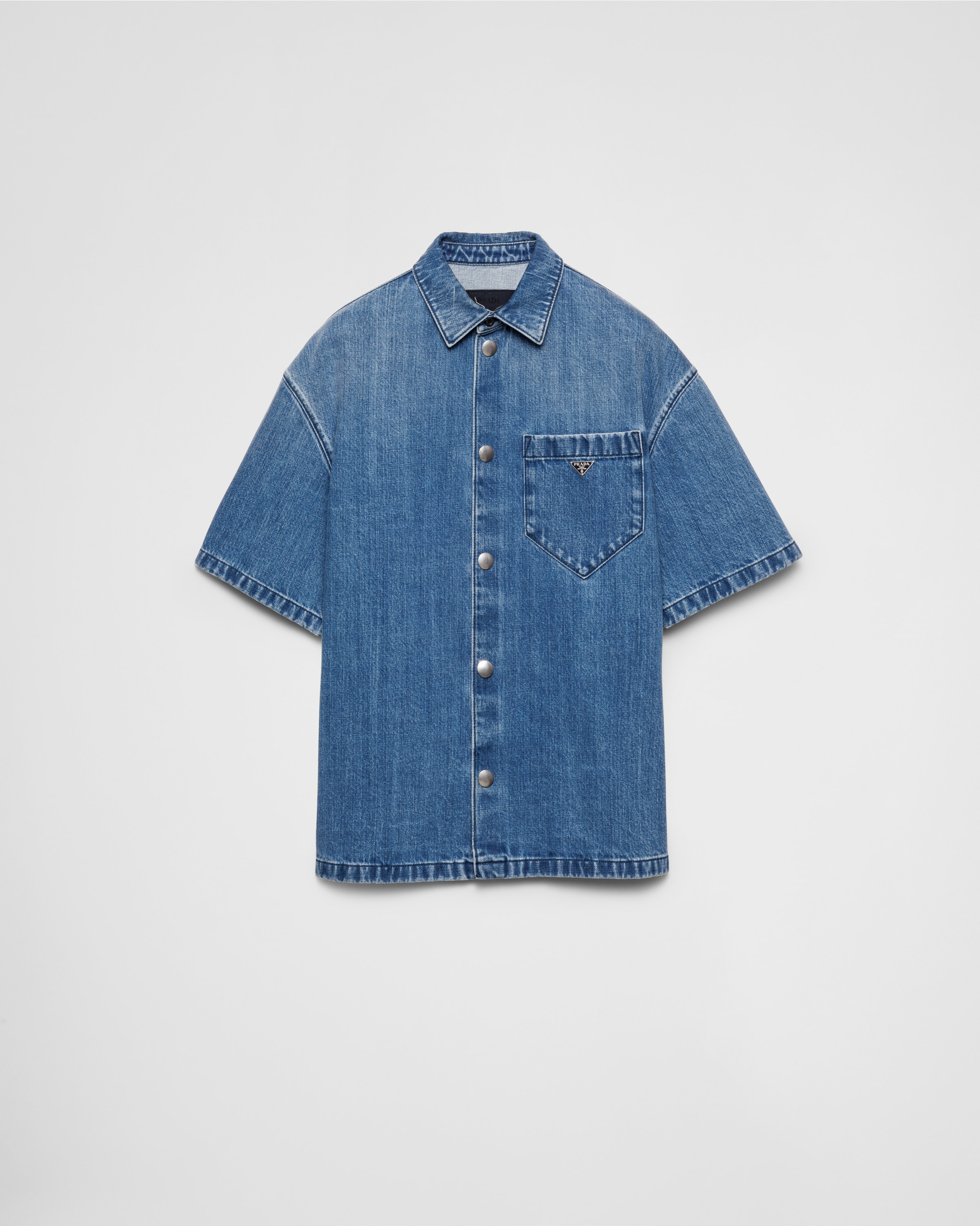 Light Blue Denim Shirt | PRADA