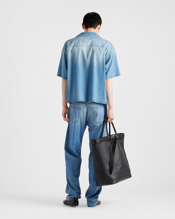 Light denim bowling shirt Light denim bowling shirt