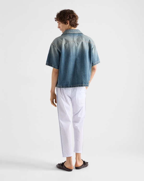 Bowling-Hemd aus Denim Bowling-Hemd aus Denim