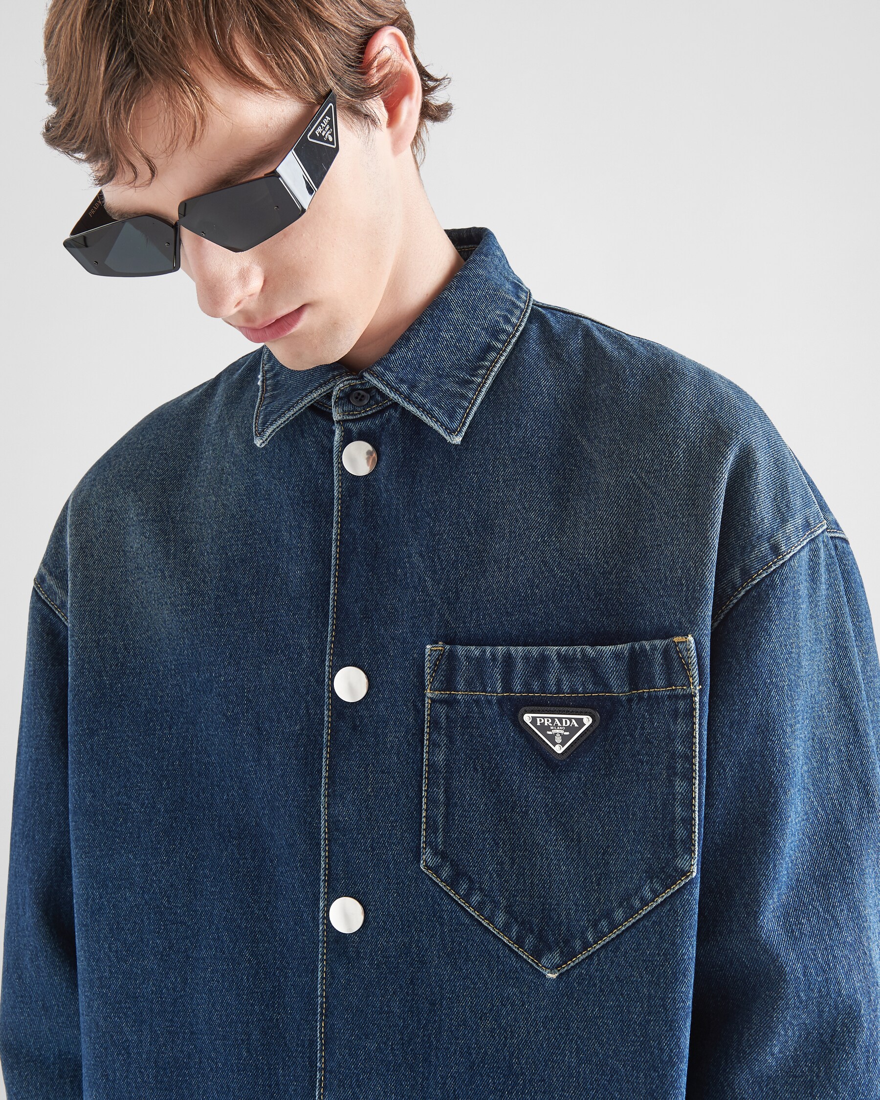 PRADA 26S COLLARED SHIRT 728