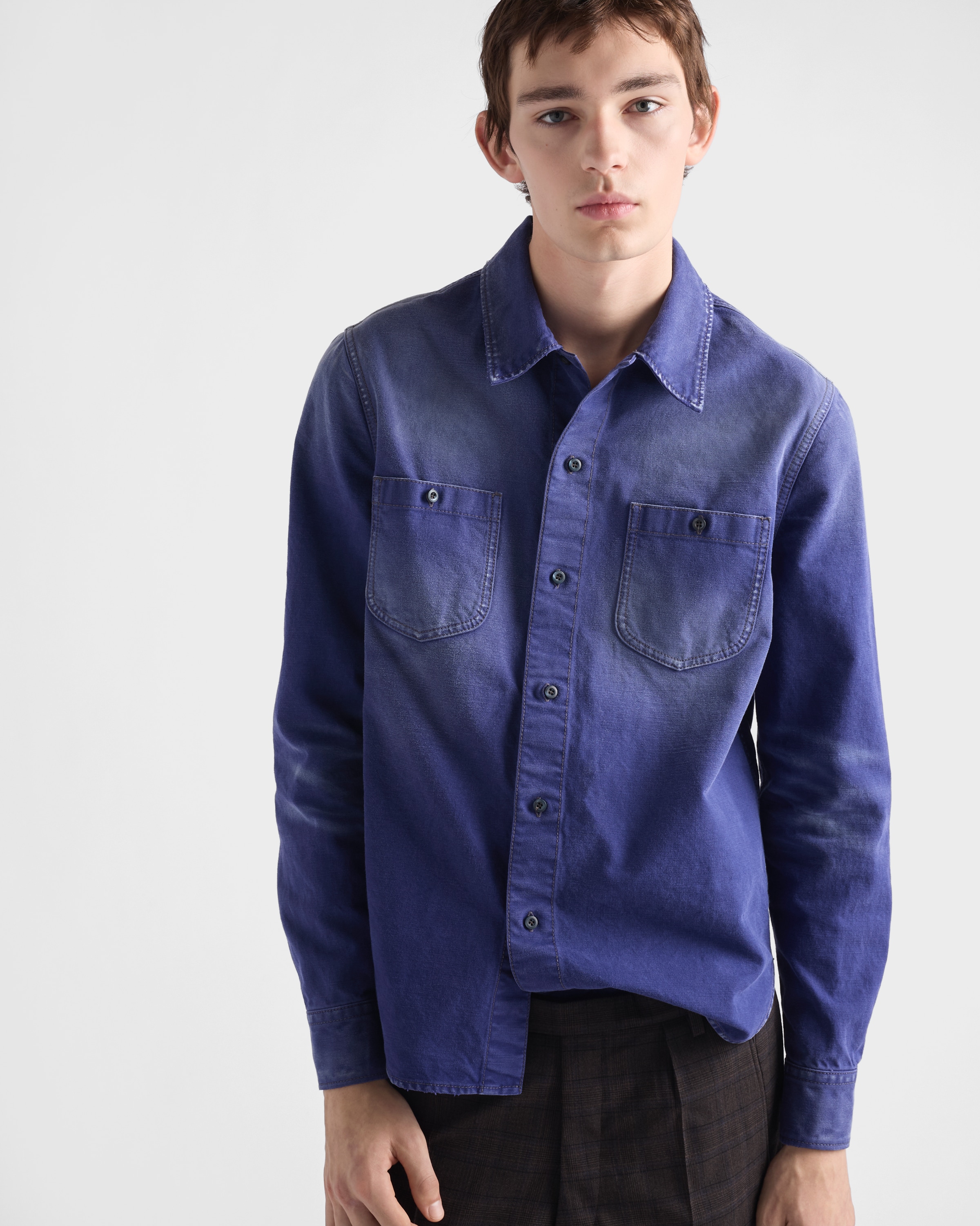 Cotton twill shirt