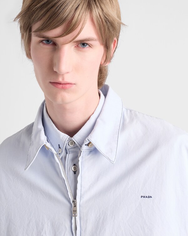 قميص شامبراي - أزرق سماوي قميص شامبراي - أزرق سماوي