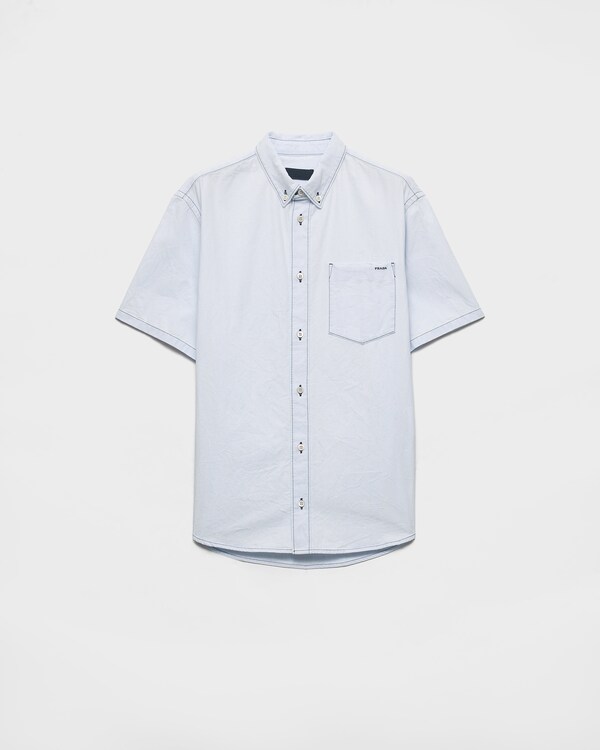 قميص شامبراي - أزرق سماوي قميص شامبراي - أزرق سماوي