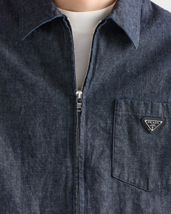Chemise en chambray - Bleu Chemise en chambray - Bleu