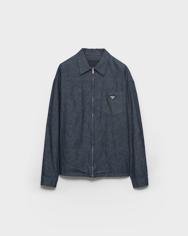 Chemise en chambray - Bleu Chemise en chambray - Bleu