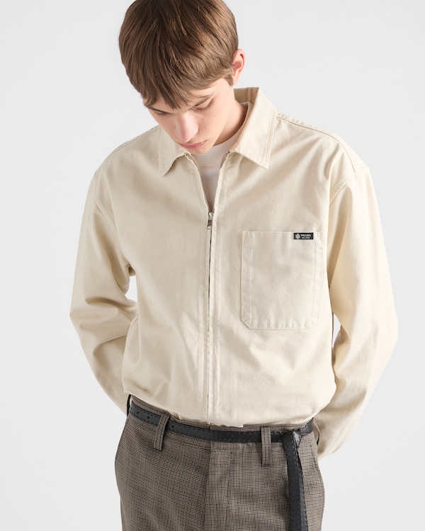 Cotton twill shirt - Chalk Cotton twill shirt - Chalk