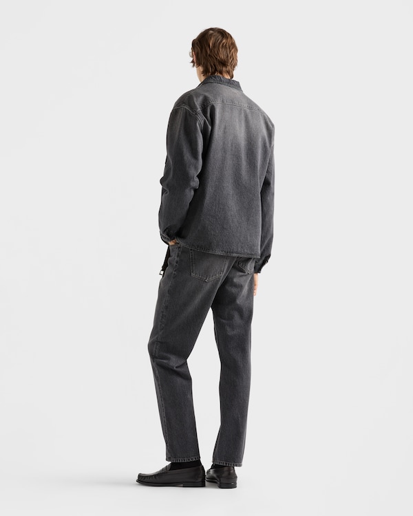 Black denim shirt - Black Black denim shirt - Black