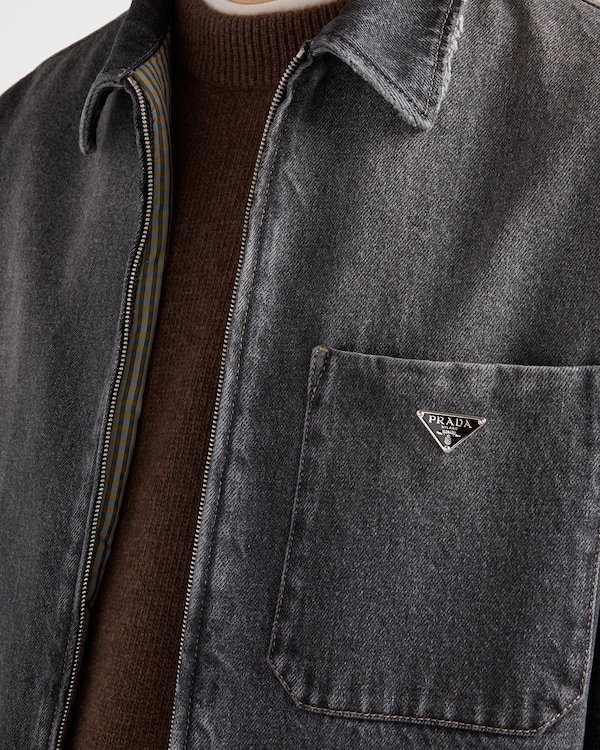 Black denim shirt - Black Black denim shirt - Black