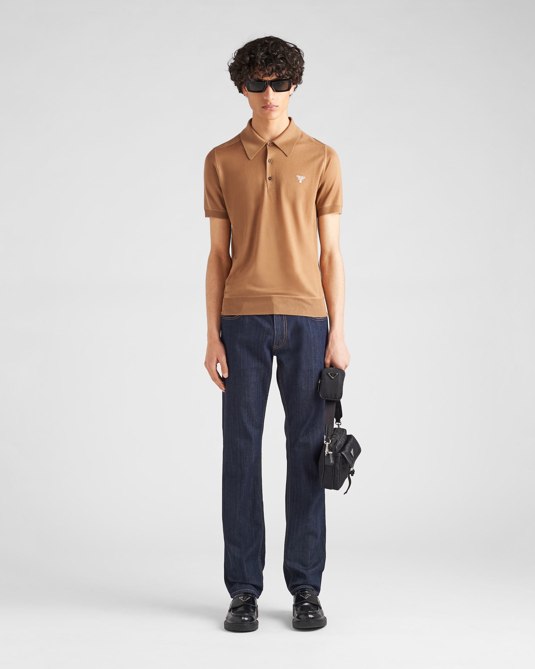 PRADA 25S DENIM WIDE-LEG PANTS 372 main image 0