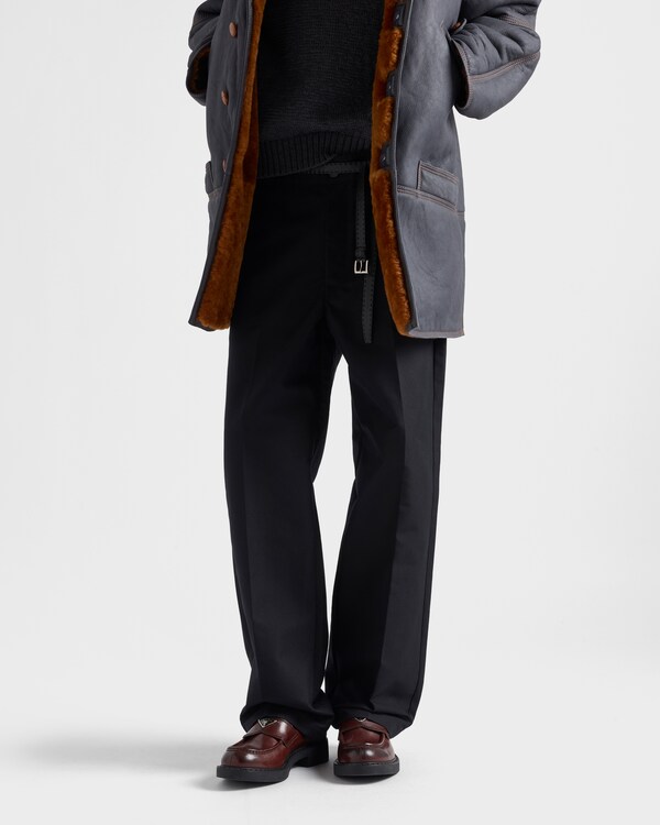 Technical canvas pants - Black Technical canvas pants - Black