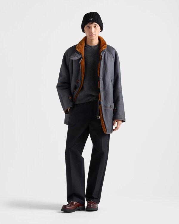 Technical canvas pants - Black Technical canvas pants - Black