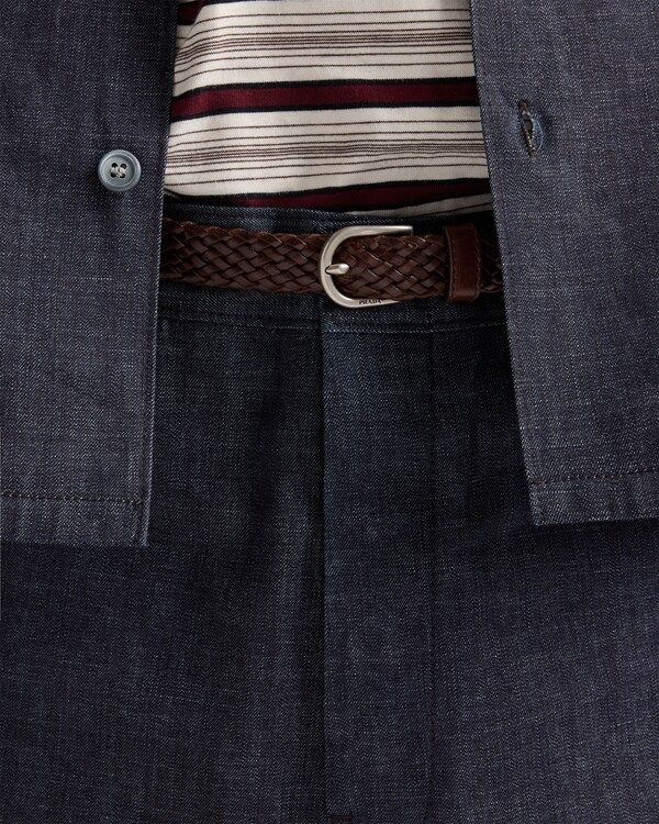 برمودا دنيم خام - أزرق برمودا دنيم خام - أزرق