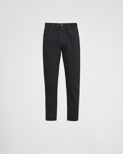 Prada Five-pocket black denim jeans 1