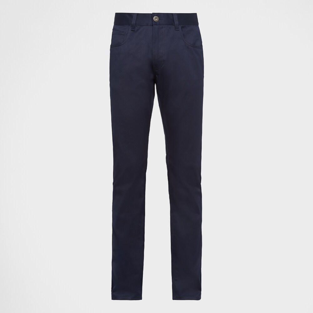 Prada Five-pocket stretch drill jeans 1