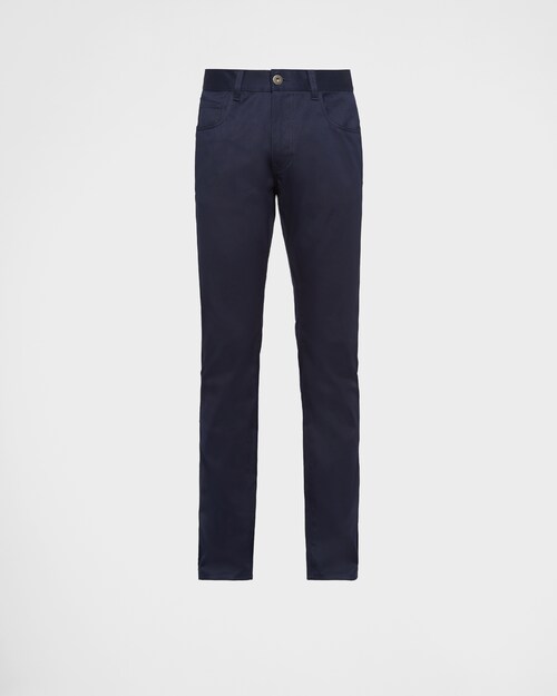 Prada Five-pocket stretch drill jeans 1