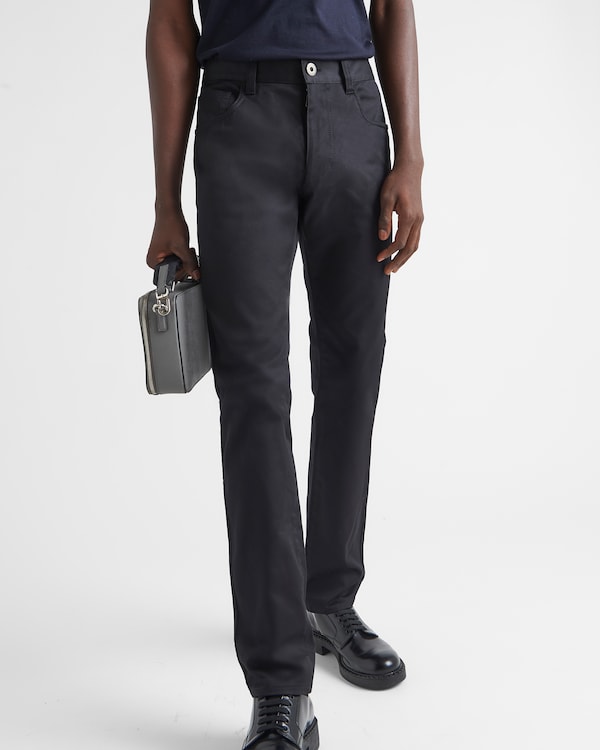 Five-pocket stretch drill jeans Five-pocket stretch drill jeans