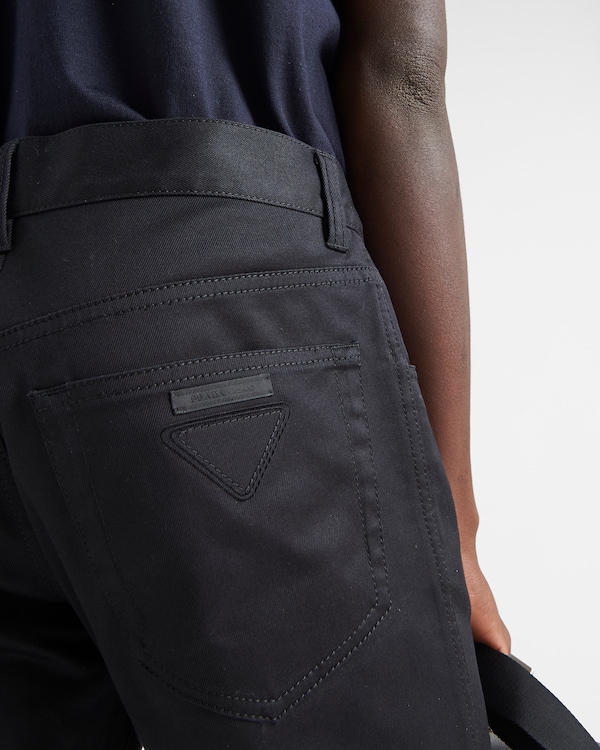 Five-pocket stretch drill jeans Five-pocket stretch drill jeans