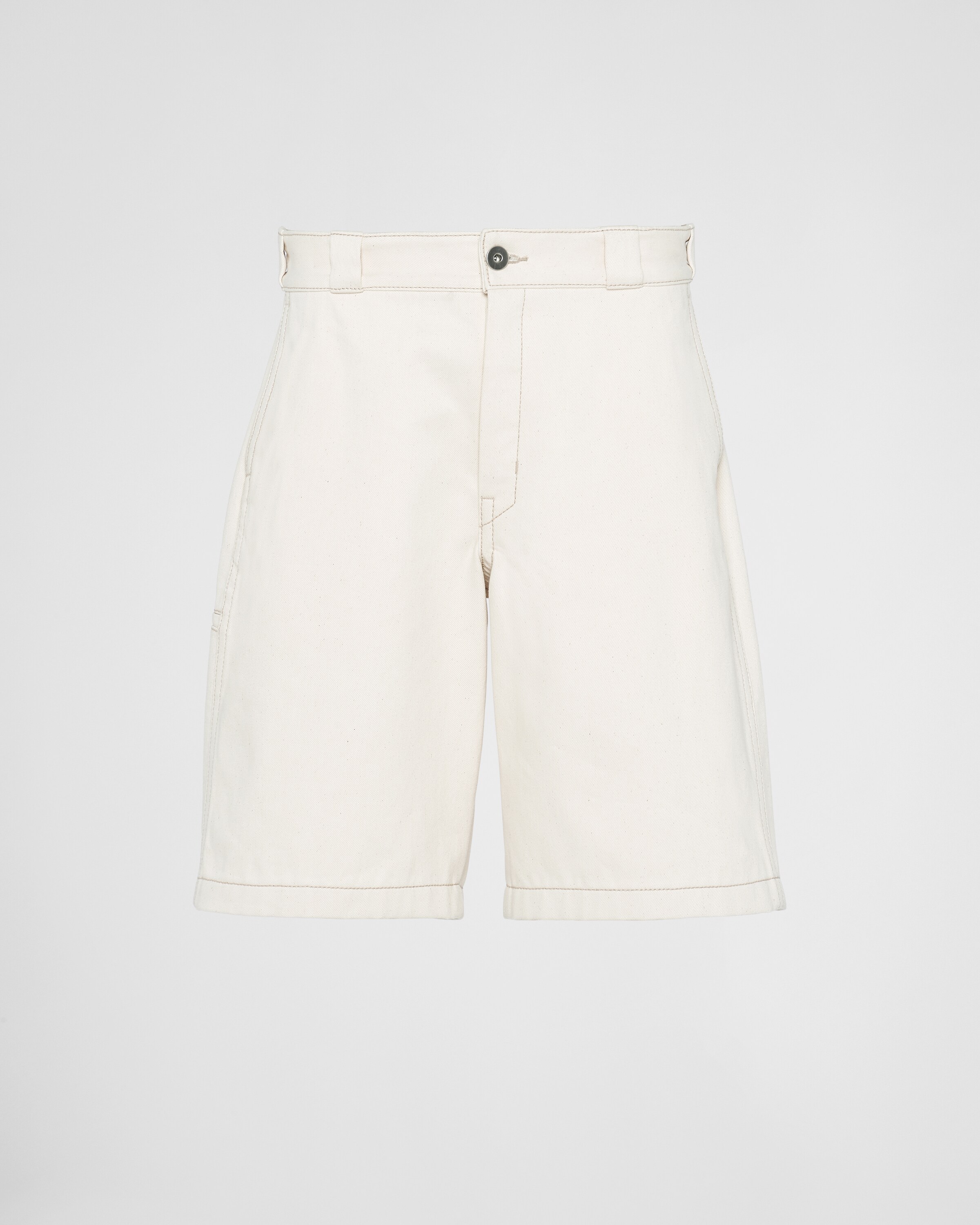 LEOPARD DENIM BERMUDAS main image 1