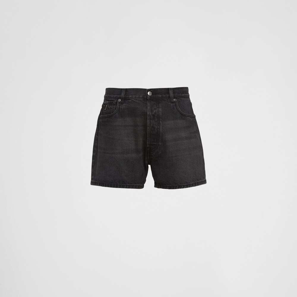 Prada Bermuda in denim 1