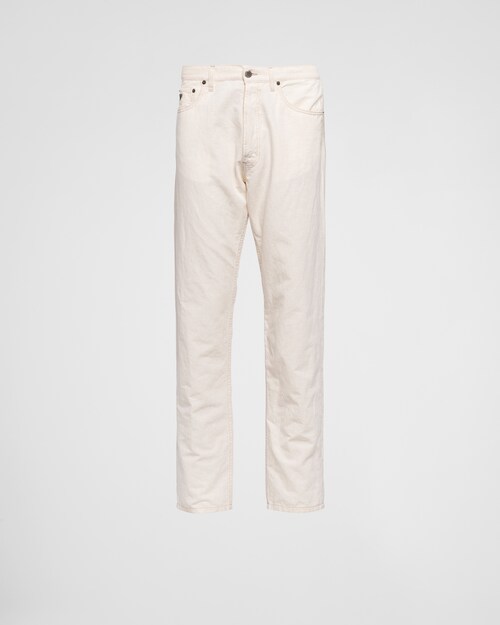 Prada Five-pocket Chambray pants 1