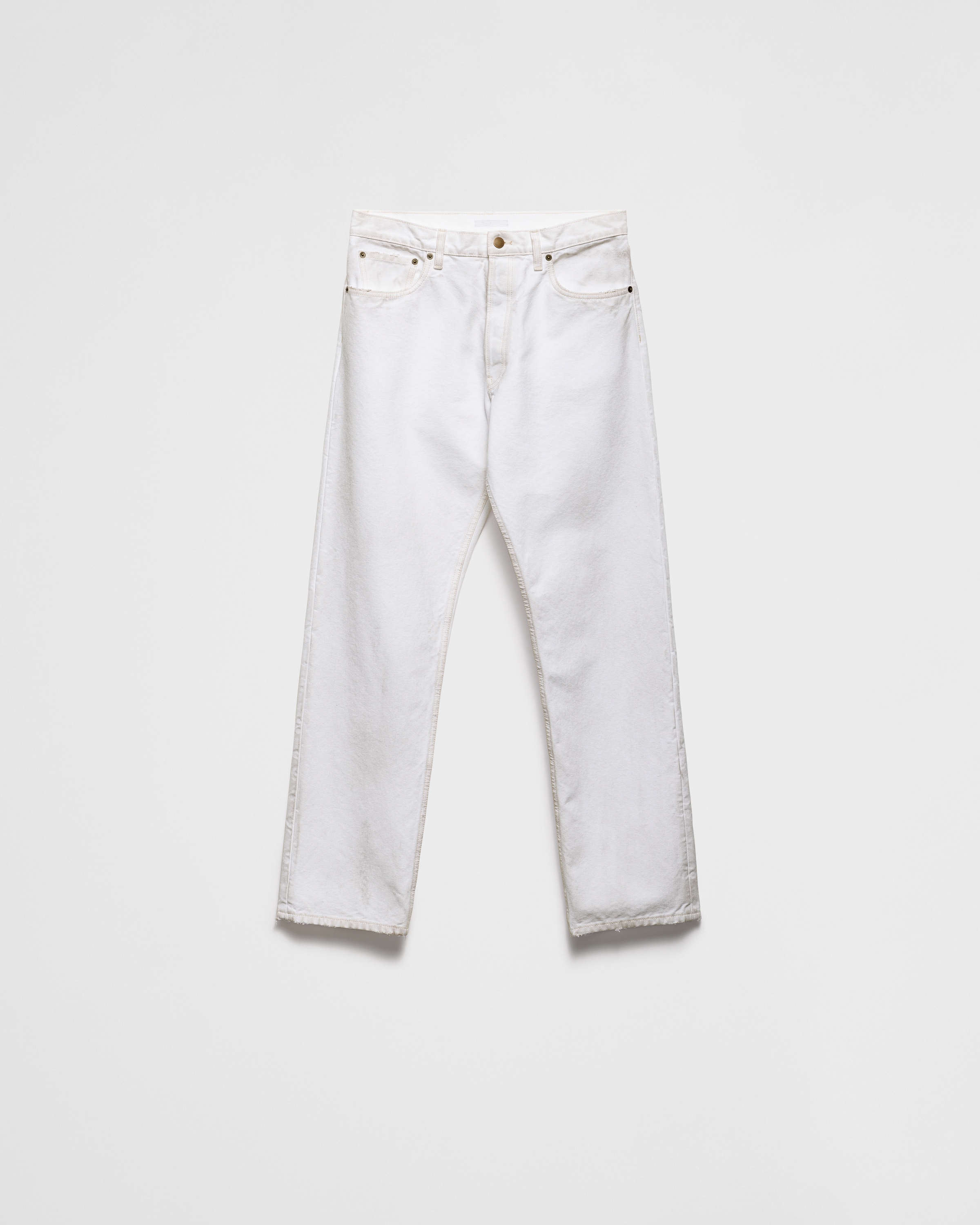 Off/White Five-pocket canvas pants | PRADA