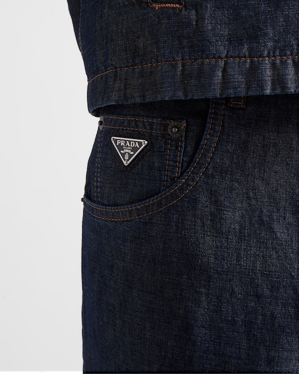 Chambray jeans - Navy Chambray jeans - Navy