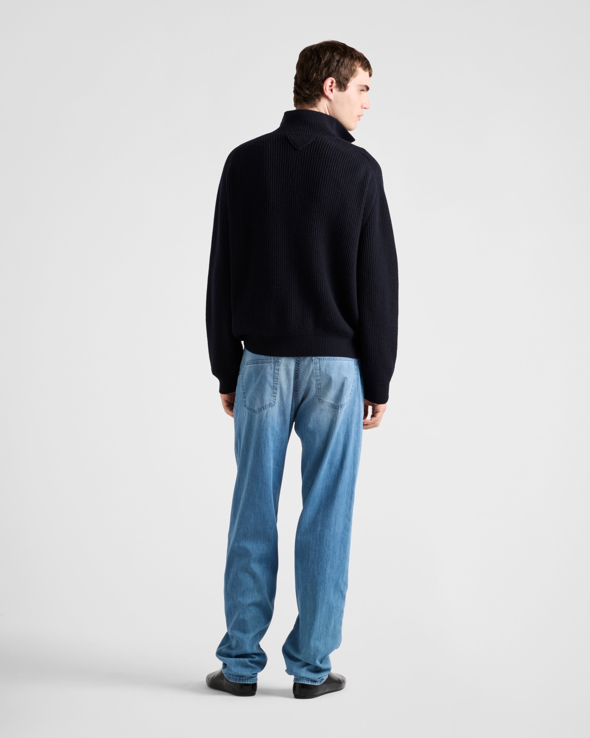 Light denim five-pocket jeans