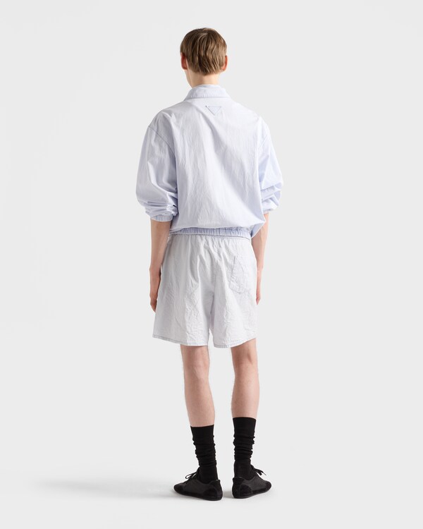 Chambray Bermudas - Sky Blue Chambray Bermudas - Sky Blue