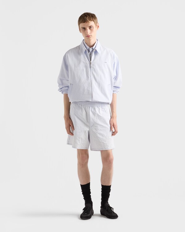 Chambray Bermudas - Sky Blue Chambray Bermudas - Sky Blue