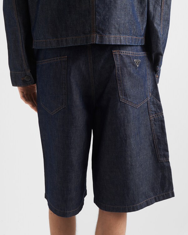 Chambray Bermudas Chambray Bermudas