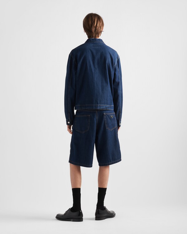 라이트 데님 버뮤다 - 블루 라이트 데님 버뮤다 - 블루