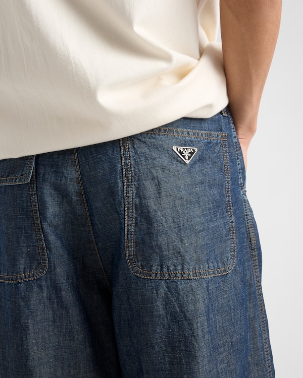 Pantalon en chambray Pantalon en chambray