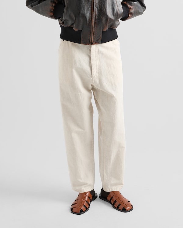 Pantalon en chambray Pantalon en chambray