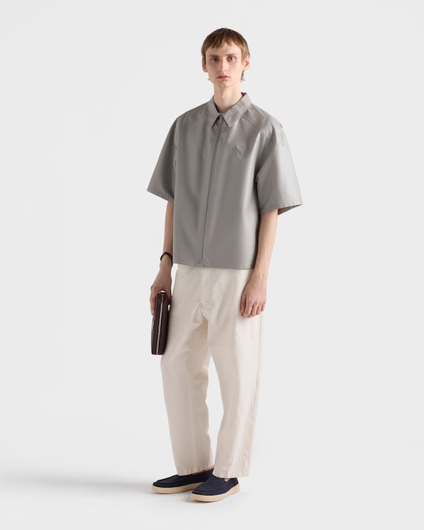 بنطال شامبراي - بيج فاتح بنطال شامبراي - بيج فاتح