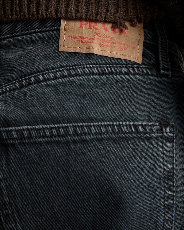 Bermuda em denim Bermuda em denim