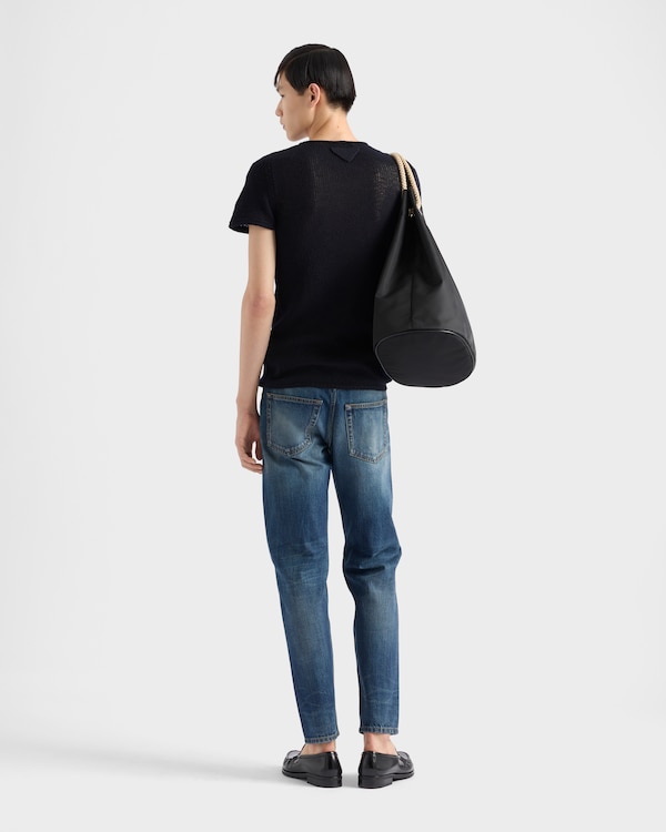 Five-Pocket-Jeans aus Selvedge Denim - Blau Five-Pocket-Jeans aus Selvedge Denim - Blau