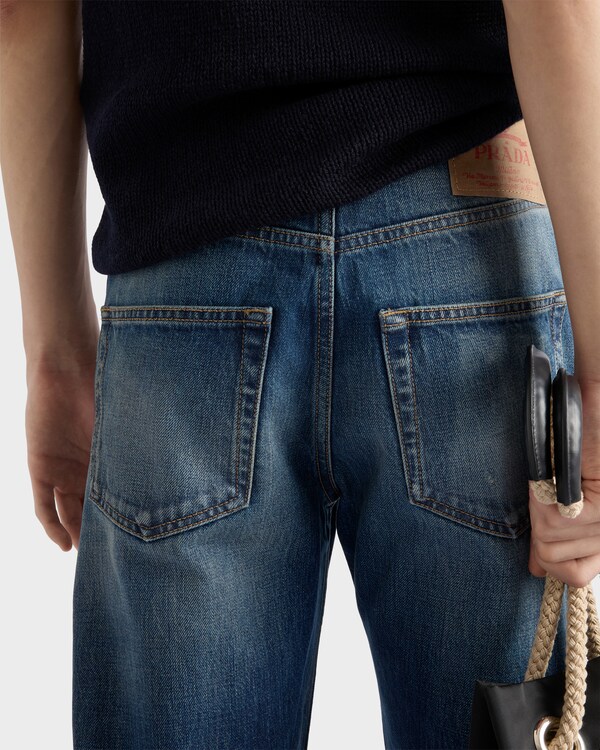 Five-Pocket-Jeans aus Selvedge Denim - Blau Five-Pocket-Jeans aus Selvedge Denim - Blau