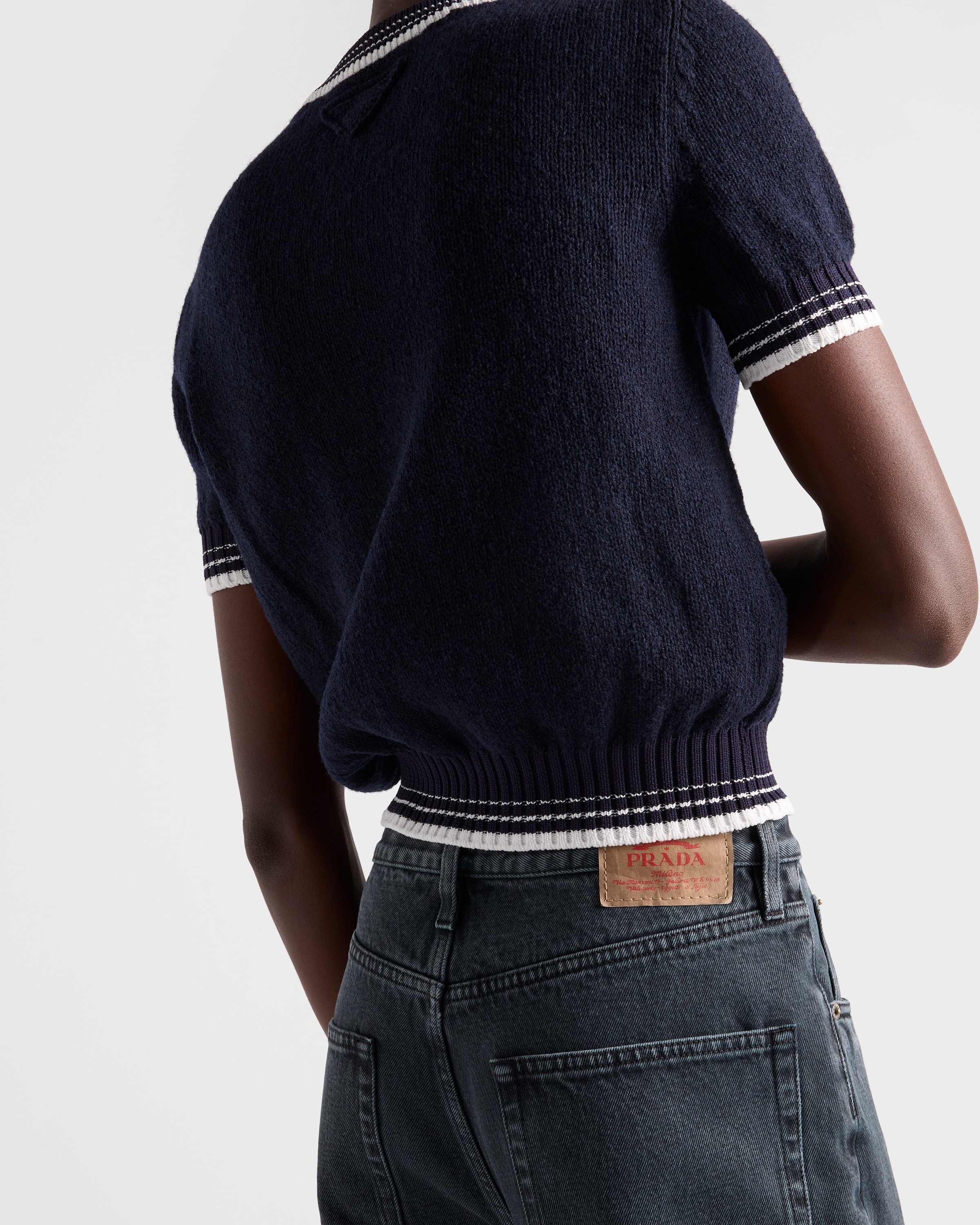 Five-pocket denim jeans