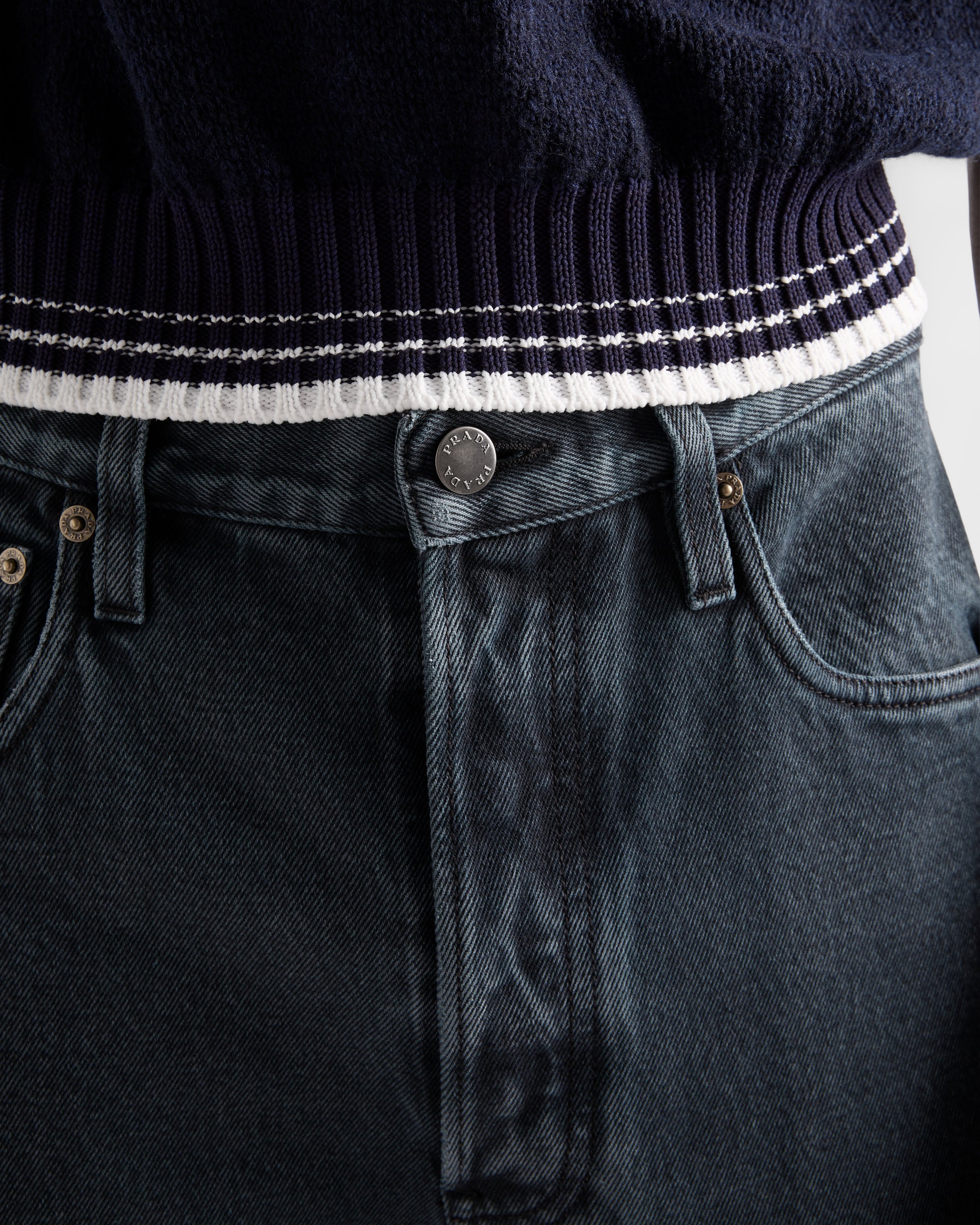 Five-pocket denim jeans