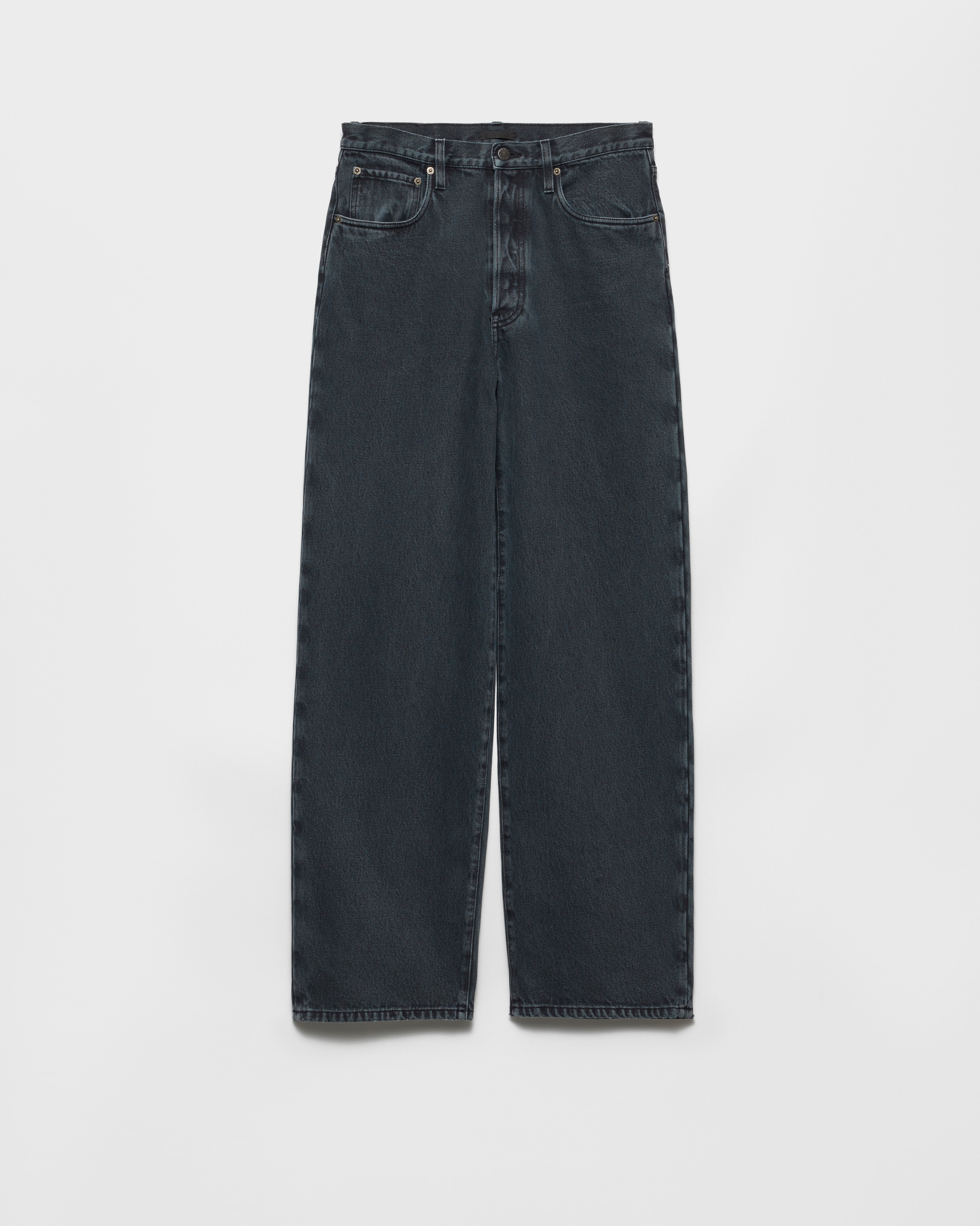 Obsidian Five-pocket denim jeans | PRADA