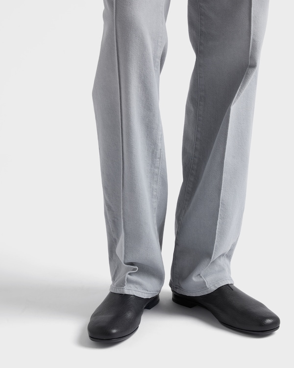 Five-pocket washed denim jeans Five-pocket washed denim jeans