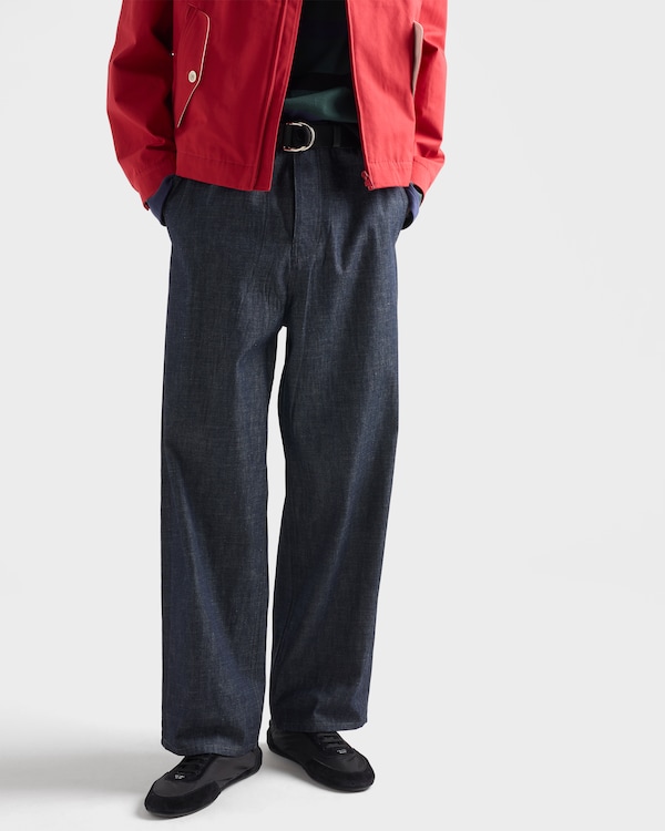 Regular raw denim jeans - Navy Regular raw denim jeans - Navy