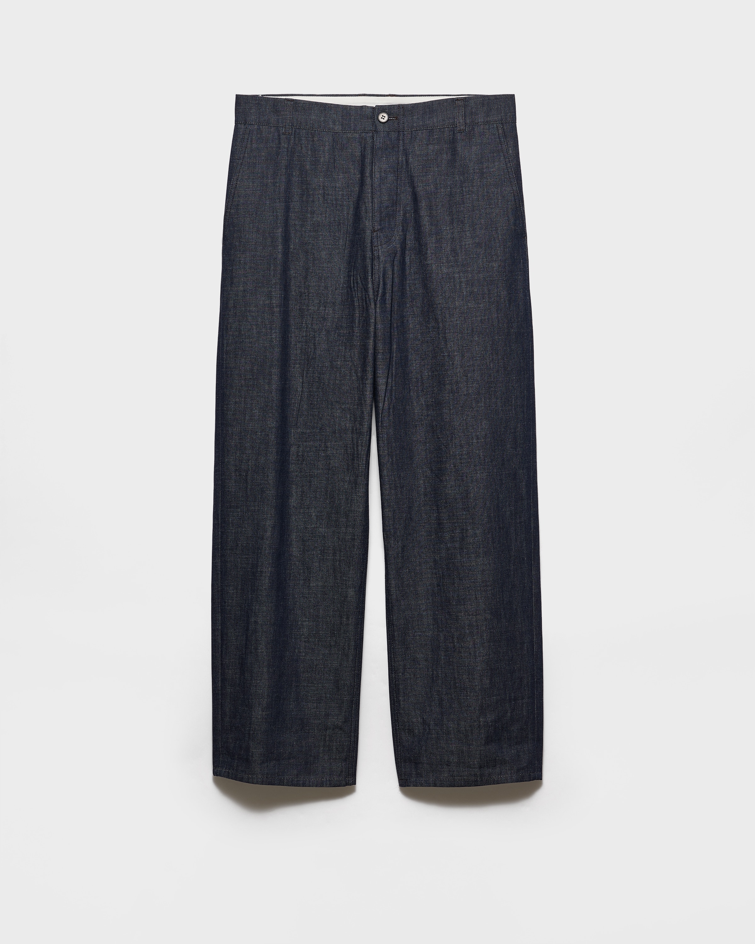 Regular raw denim jeans