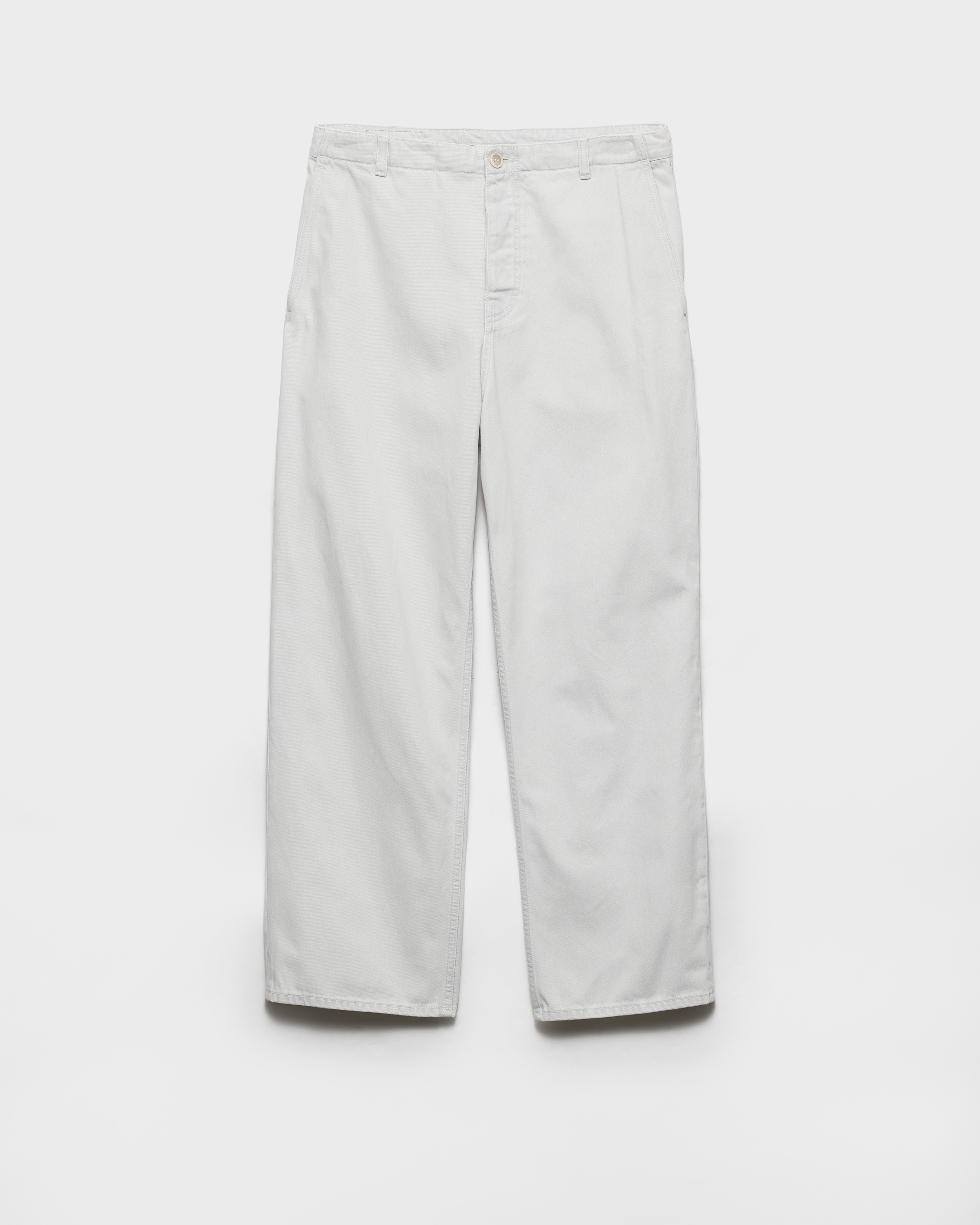 Prada Vaqueros De Tejido Vaquero Regular Blanqueado, Hombre, Azul Cielo, Talla 50